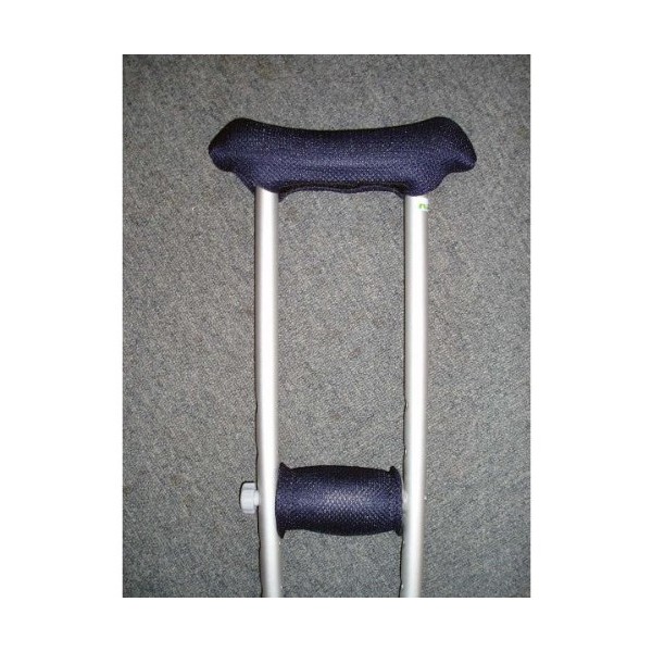 Crutches Covers Set 1 Set (1 piece) 1 Side Pad Cover 1 Grip Cover