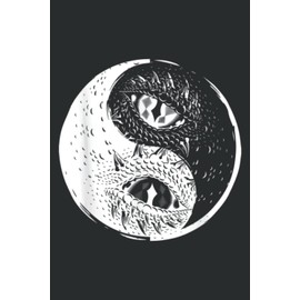 Dragon Yin and Yang Positive Balance Asian Eye Chinese Gift: Lined Journal & Diary for Writing & Notes for Girls and Women, Memo Diary Subject Notebooks Planner, 6"x9"
