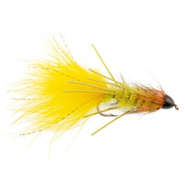 The Fly Fishing Place Conehead Buggers Streamer Fly Fishing Flies Assortment - Bass and Big Trout Streamers Fishing Fly Collection - 9 Flies Hook Size 4