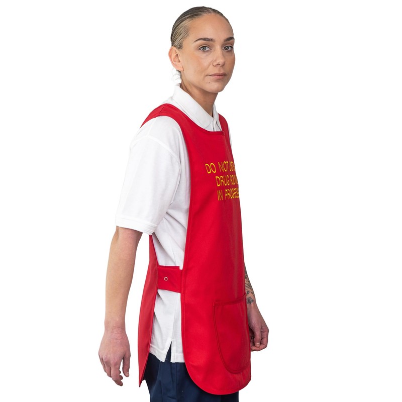 Mirabella Health & Beauty Unisex Cura Tabard Apron Red M