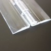Pack of 5 Transparent Clear Plastic Acrylic 100mm Continuous Piano
