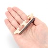 6 String Banjo Bridge 3 Legged Banjo Parts Maple Ebony