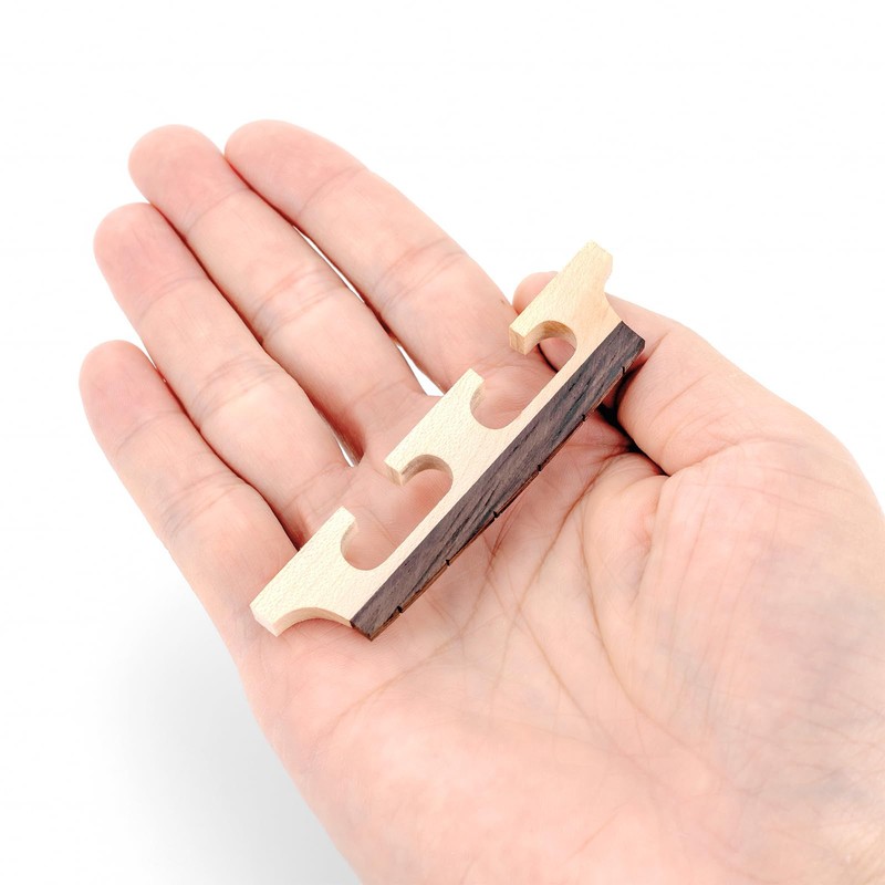 6 String Banjo Bridge 3 Legged Banjo Parts Maple Ebony