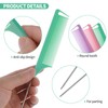 6Pcs Rattail Comb Metal Rat Tail Combs Fine Tooth Parting