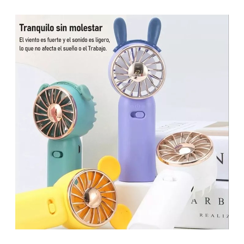 TO Mini Ventilador Recargable Con Ventilador Usb De Bolsillo