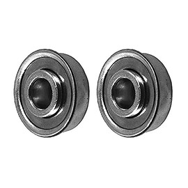 HASMX 45-112 Lawn Mower Wheel Flanged Bearing Replacement for Oregon Craftsman Compatible with Craftsman High Wheel Walk Behind Mowers Including Model 917.377240, Part Number 45-112 (2-Pack)