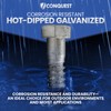 Conquest 3/4"-4-1/2 x 4-1/2" Lag Bolts, Hot Dip Galvanized, Coarse
