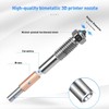 2pcs 0.8mm Bimetallic Nozzle for qidi Plus 4 Quick Release