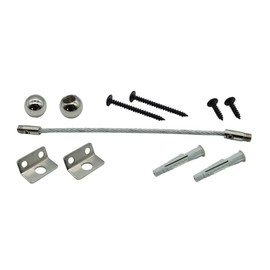 Kisangel 1 Set Durable Tip Furniture Wall Anchors Safety Connectors for Cabinets Dressers and Desks for Babyproofing and Earthquake Protection