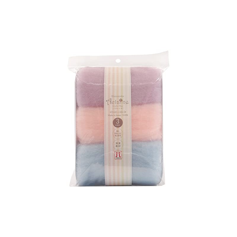 Hamanaka H441-140-5 Wool Felt Akraine Set of 3 Colors, Approximately