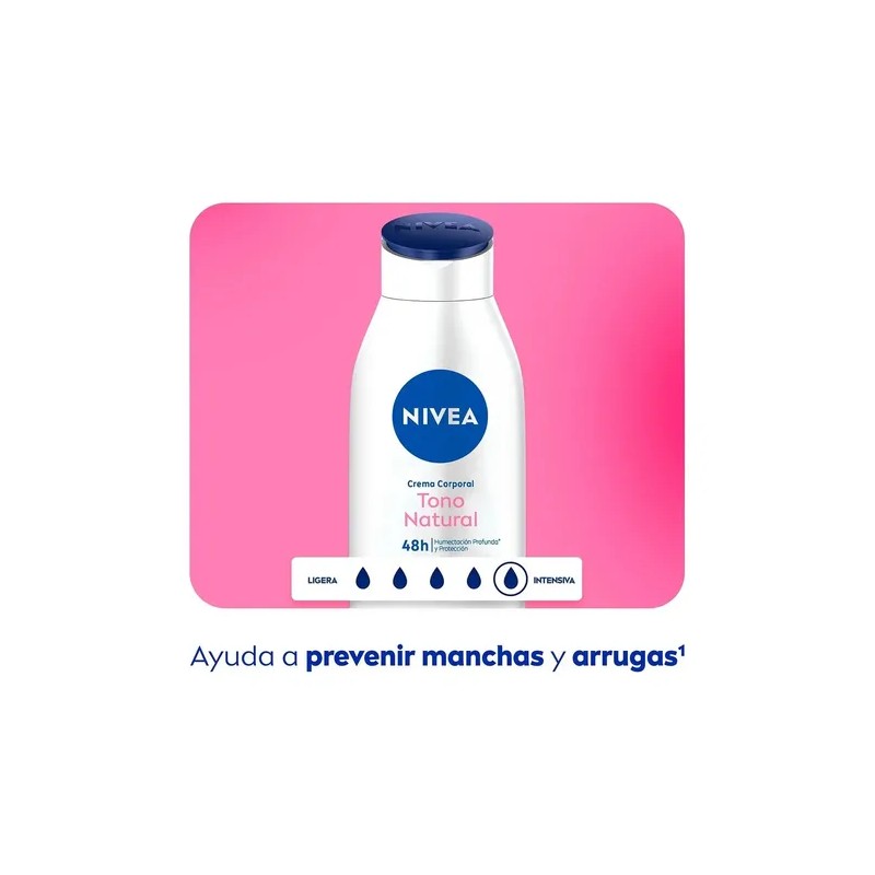 Nivea Crema Corporal Humectante Aclarado Natural 400 Ml