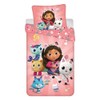 Jerry Fabrics 23BS261 Dollhouse Single Duvet Cover and Pillowcase Set