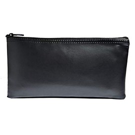 Black Zipper Bag - Hold Travel Accessories, Cash, Art Supplies and More!