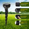 Solar Mole Repellent Stakes, Snake Repellent for Yard, Ultrasonic &