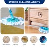 3 Pack Mop Replacement Heads, Mop Refill Classic Spin, Microfiber