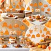 Fall Hanging Swirls Decorations, Bow Pumpkin Hello Fall Party Decorations,