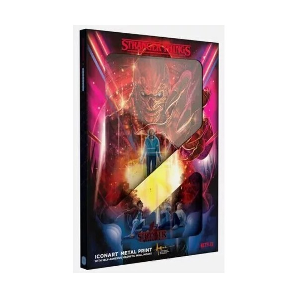 Scanavo Stranger Things ICONART Metal Print [New ] Tin Case
