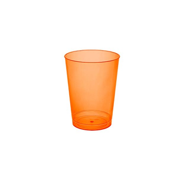 Party Essentials Hard Plastic 10-Ounce Party Cups/Drinking Glasses/Tall Tumblers, 100-Count,