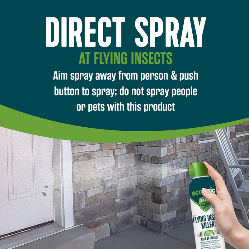 Ecologic Flying Insect Killer, 14 Ounces, Aerosol Formula Made With