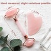 huefull Face Massager Rose Quartz Face Roller & Gua Sha