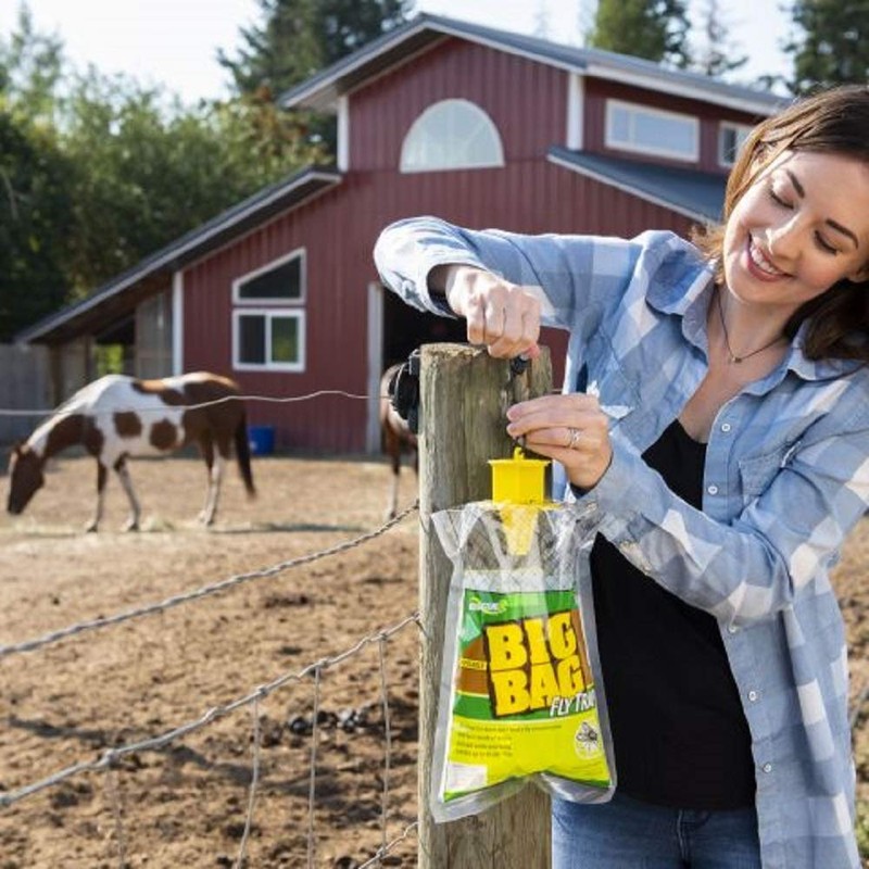 RESCUE! Big Bag Fly Trap – Disposable, Outdoor Use -