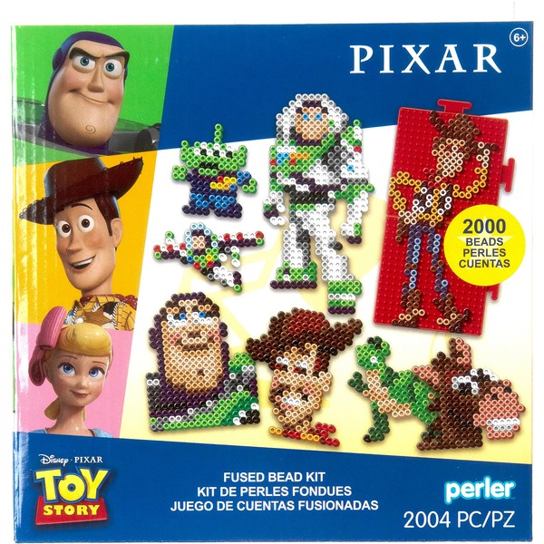 Perler Toy Story Small Box Fused Bead Craft Kit, 2004 Count