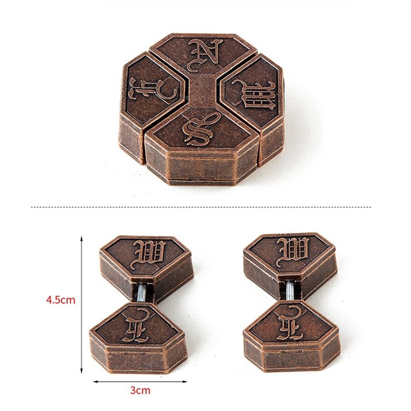 RoseFlower 15 pcs IQ Test Puzzle Metal Wire Puzzles Mind