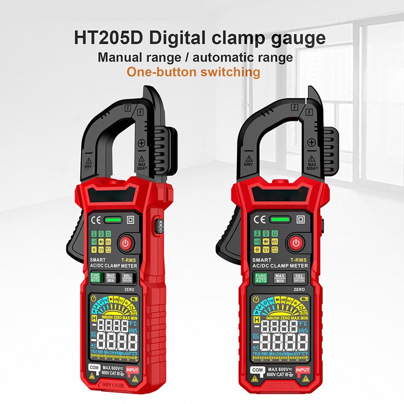 Digital Clamp Meter Multifunctional AC DC Ammeter NCV Smart Auto
