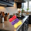 3Pcs Silicone Pot Clip Set, Heat Resistant Spoon Rest and