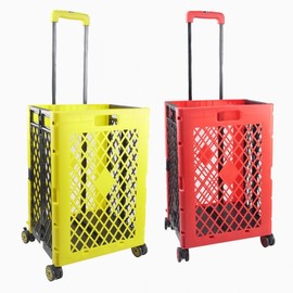 [Domaepoyu] Extra Large Box-Type Folding Hand Cart Red Hand Cart 3ea