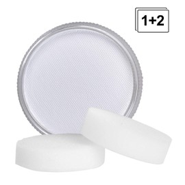 Lynlon children's make-up set, theatre make-up, carnival make-up, 1 professional aqua make-up colour with 2 make-up sponges for professional clowns and mimes