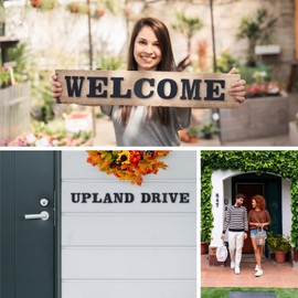 3 Inch House Numbers and Metal Letters for Outdoor Signs – Coated Address Letters for Garden, Door, and Mailbox Decoration, House Letters for Outside with Easy Installation Nail Kit (Letter C)