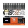 Zieler 12 Fineliner Drawing Pens | 8 Black, 2 Grey