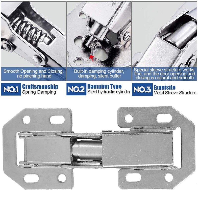 90° Corner Stop Standard Hinge Screw-On Hinge Screw-On Hinges Furniture