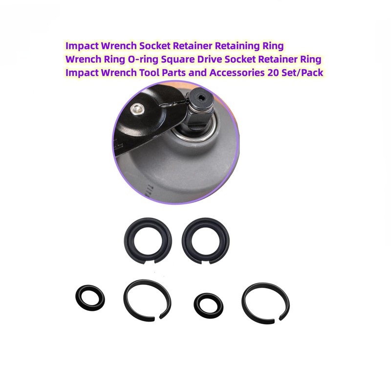 TALSWIF 1/2" Impact Retaining Ring Clip Impact Friction Ring with