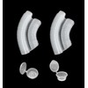 MIUPOO Round Sauce Cups, Plastic Sauce Cups, Transparent Sauce Cups,