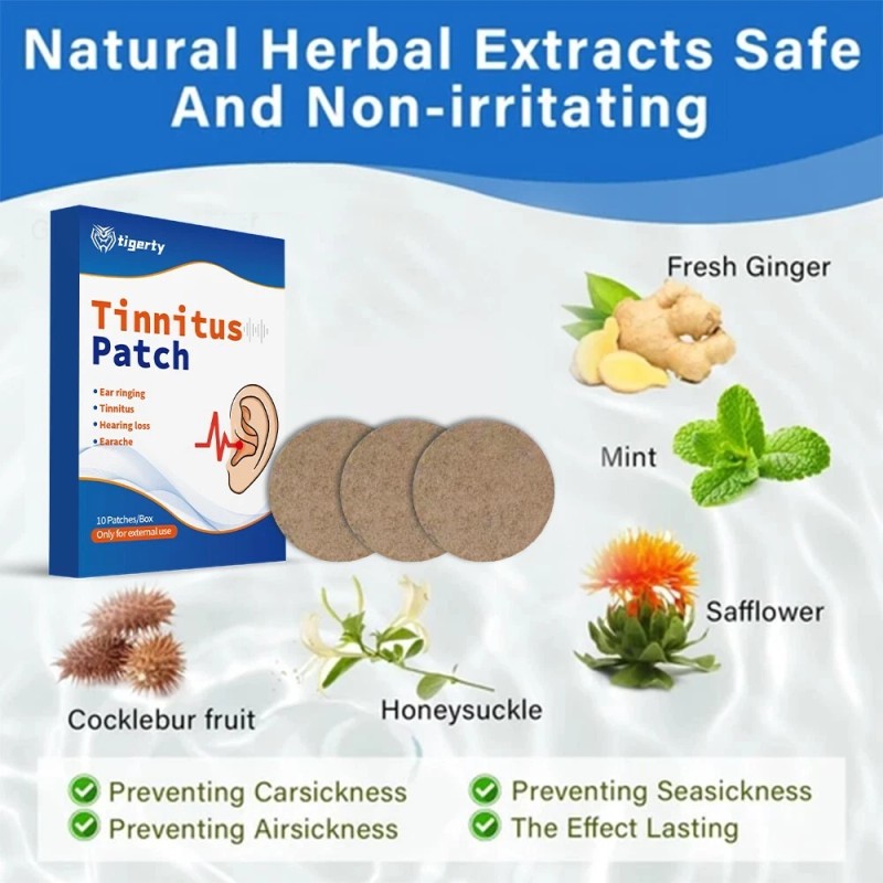 10pcs Tinnitus Relief for Ringing Ears Effectively Reduce Ear Noise