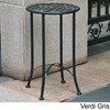 International Caravan Mandalay 16-inch Patio Side Table - Hammered Verdi