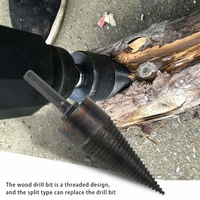 High Speed Twist Firewood Drill Bit Wood Splitter Screw Splitting
