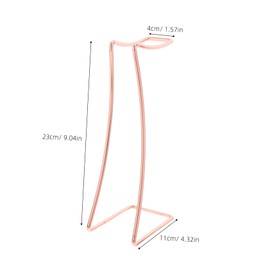 Operitacx Universeller Kopfhörerhalter aus Metall mit Elegantem Design Platzsparender Kopfhörerständer für Gaming Büroanwendungen Robuste Stabilität Kompakte Aufbewahrung