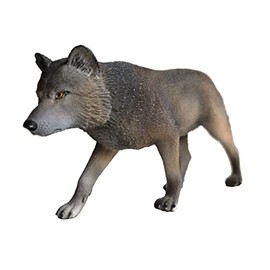 Bullyland 63460 Wolf Toy Figure, Approx. 11 cm Large Animal Figure, Accurate to Detail, PVC-Free, Ideal as a Small Gift for Children from 3 Years