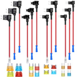 Power Thief Car 12 Pieces 4 Types Power Thief Fuse Car Standard Mini Micro Micro2 with Car Fuses 5A 10A 15A 20A for Car, Truck, Motorcycle, Boat, etc