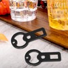 QIYUDA 3 PCS Bottle Opener Silencer, Stainless Steel Bottle Opener
