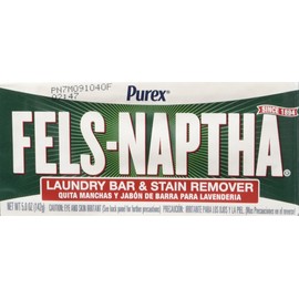 Fels Naptha Laundry Bar and Stain Remover, 5oz ( 4 bars) by Fels Naptha