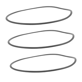 KONTONTY Rubber Bar Stool Leg Protectors 3pcs Floor Protector Pad Noise Reducing Easy to Install