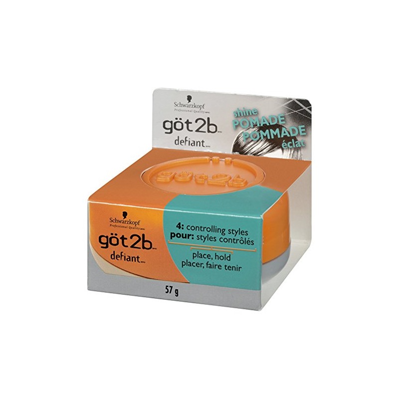 Got2b Defiant Define and Shine Pomade, 2-Ounce (Pack of 2)