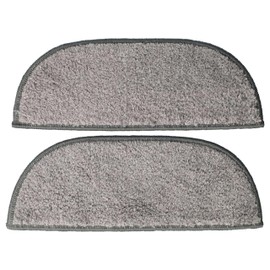 vhbw Mop Cloth Set (2 Pieces) Compatible with iClebo Arte Carbon, Silver Mop Robot, Cleaning Robot - Microfibre Pad