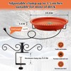 Lovppy Heated Bird Baths for Outdoors for Winter, 100W Heated