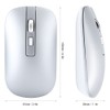 HXSJ Wireless Mouse DualMode Rechargeable for Bluetooth 5.1 Office Game