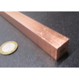 Unbranded 110 Copper Square Bar H02, 3/4" Thick x 3/4" Wide x 2 Foot Length